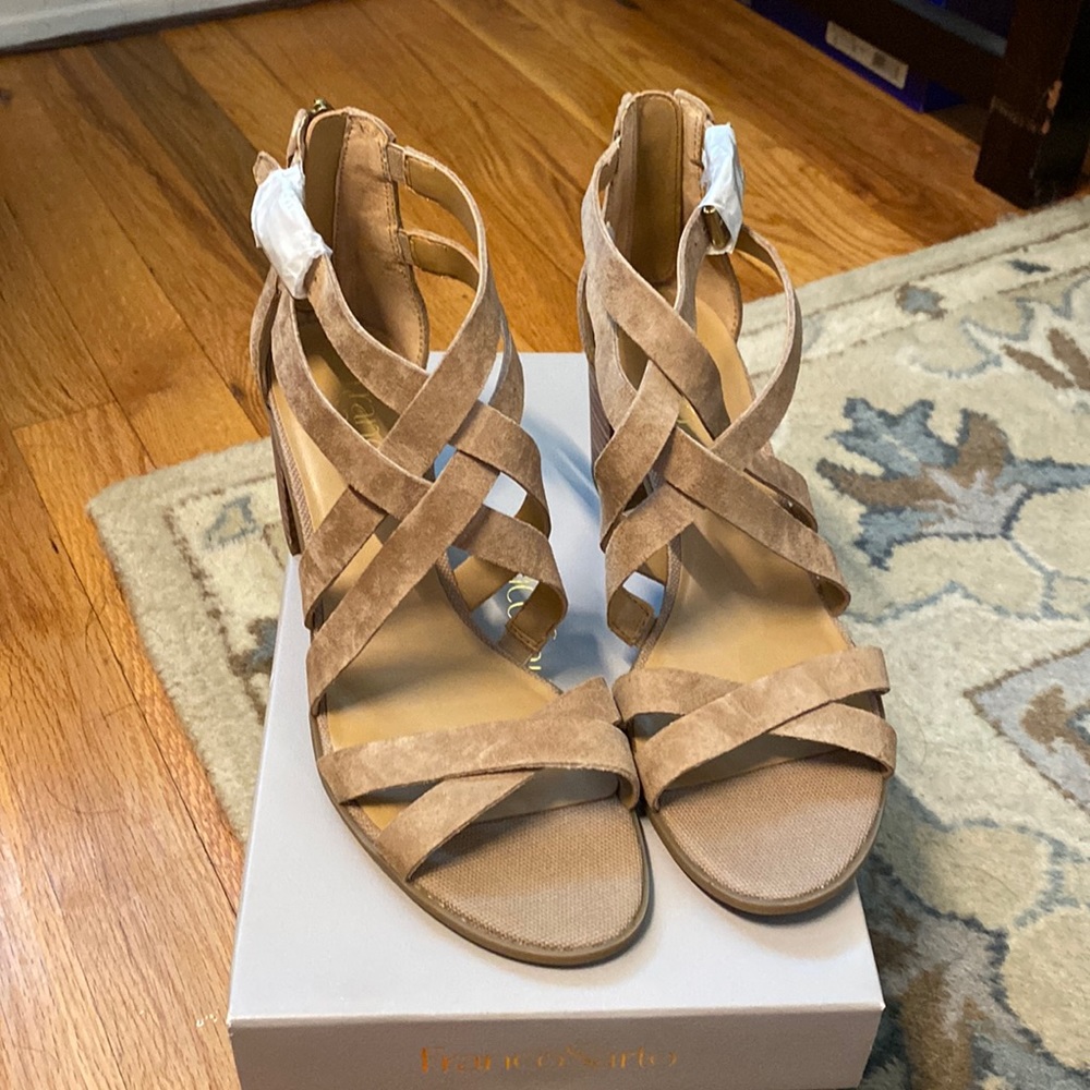Tan Franco Sarto Sandals - NEW